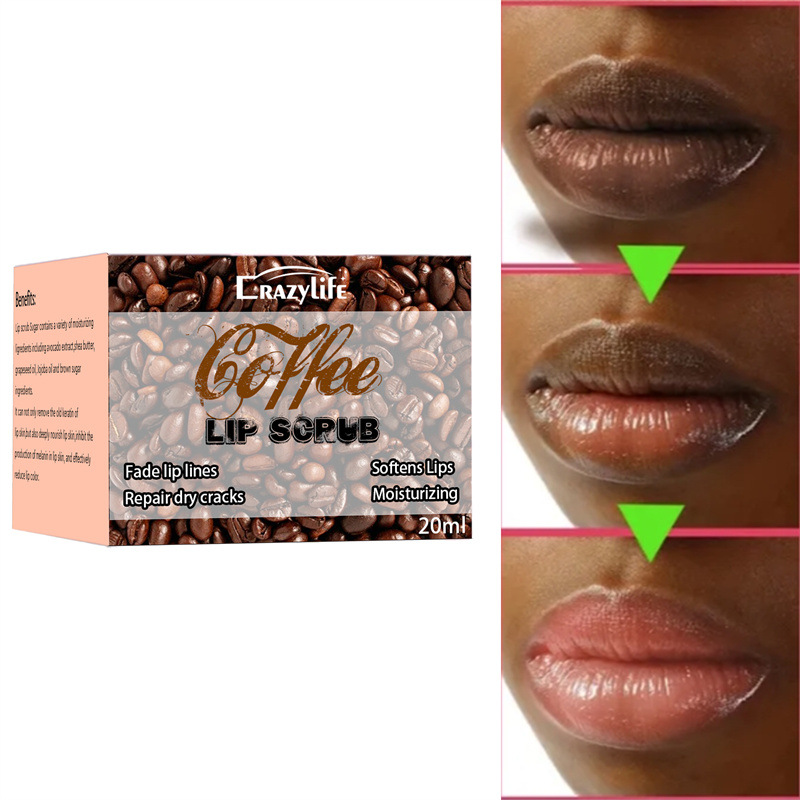 Crazylife Coffee Lip Scrub 5