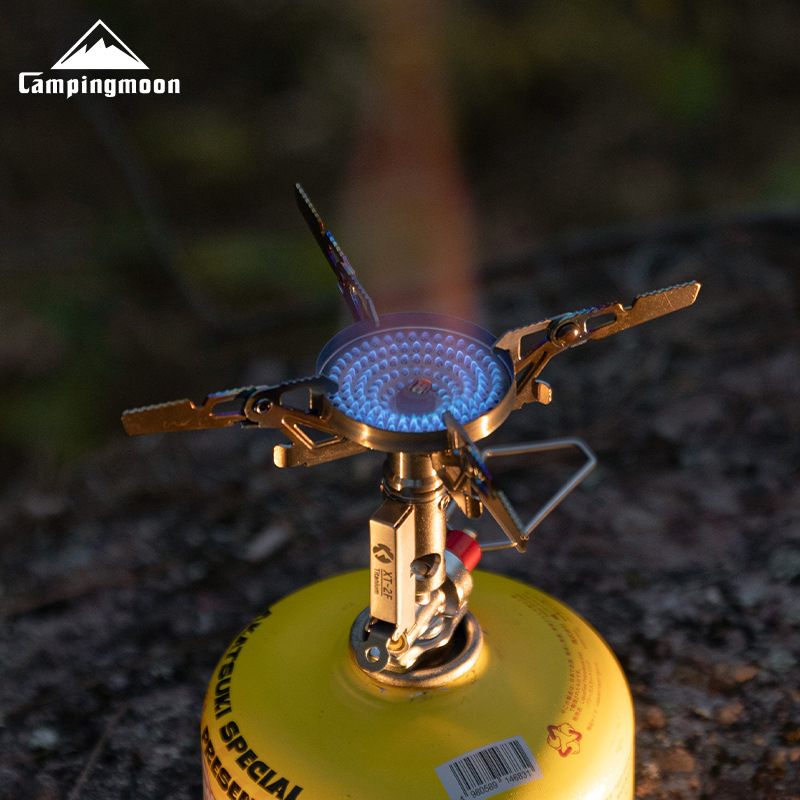 Koman Xt-2F Xuanfeng Titanium Edition Rocket Stove Outdoor Mountaineering and Hiking Portable Stove High-Power Stable Pressure High-Altitude Stove