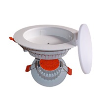 厂家批发led筒灯外壳套件 嵌入式6寸压铸带内置电源筒灯外壳配件