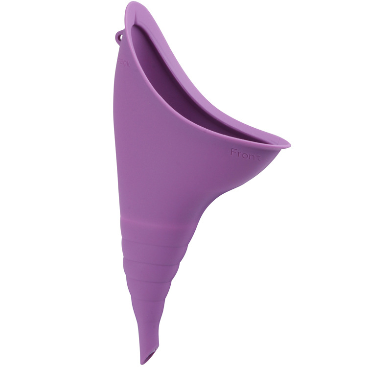 The new silicone urinal for women is a foldable and convenient emergency urination tool for outdoor travel undefined