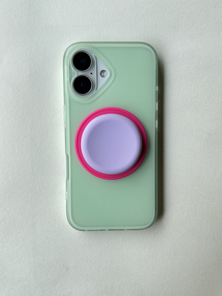 Soporte magnético verde menta-borde lateral mate on