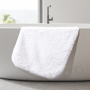 Hotel Floor Towels Are Machine Washable, Thick Tufted, Non-Slip Bathroom Mats, Bathtub Long-Haired Mats, Extra Thick