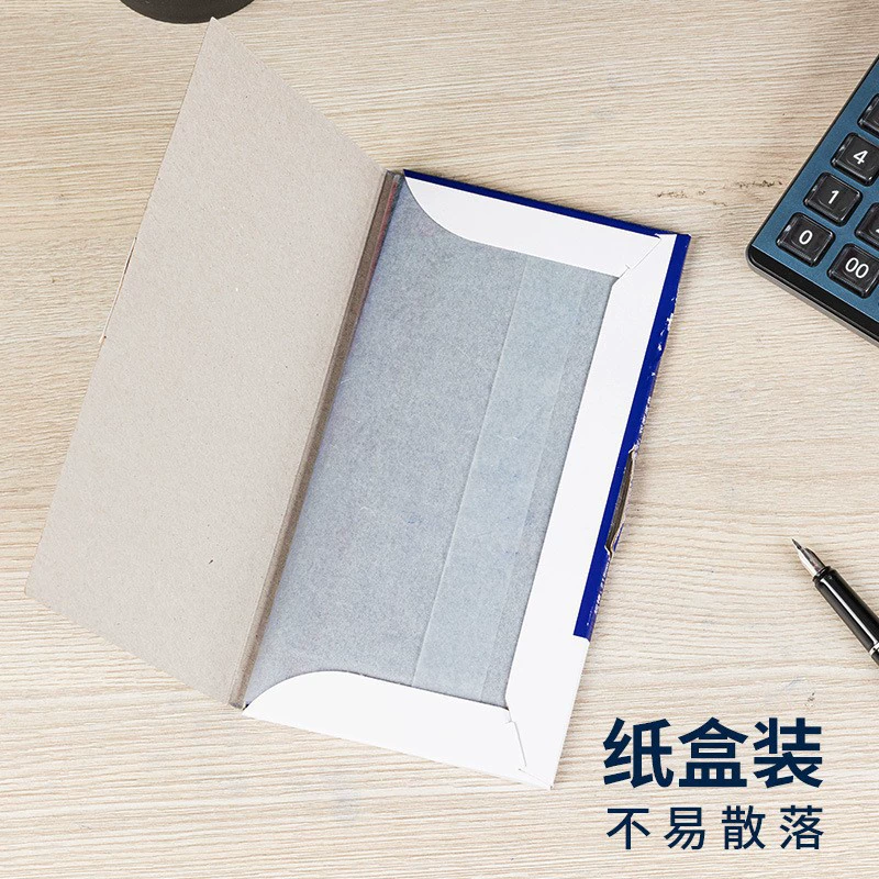 得力 Replica paper blue double-sided handwriting copy paper a4 replica paper financial invoice 100 thin sheets
