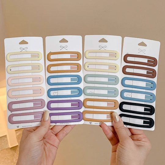 Broken hairpin dopamine bb clip hairpin women's 2025 new forehead side bangs clip broken hair clip headdress