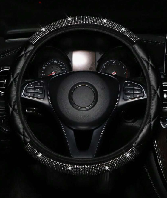 버블 스티치 다이아몬드 블랙