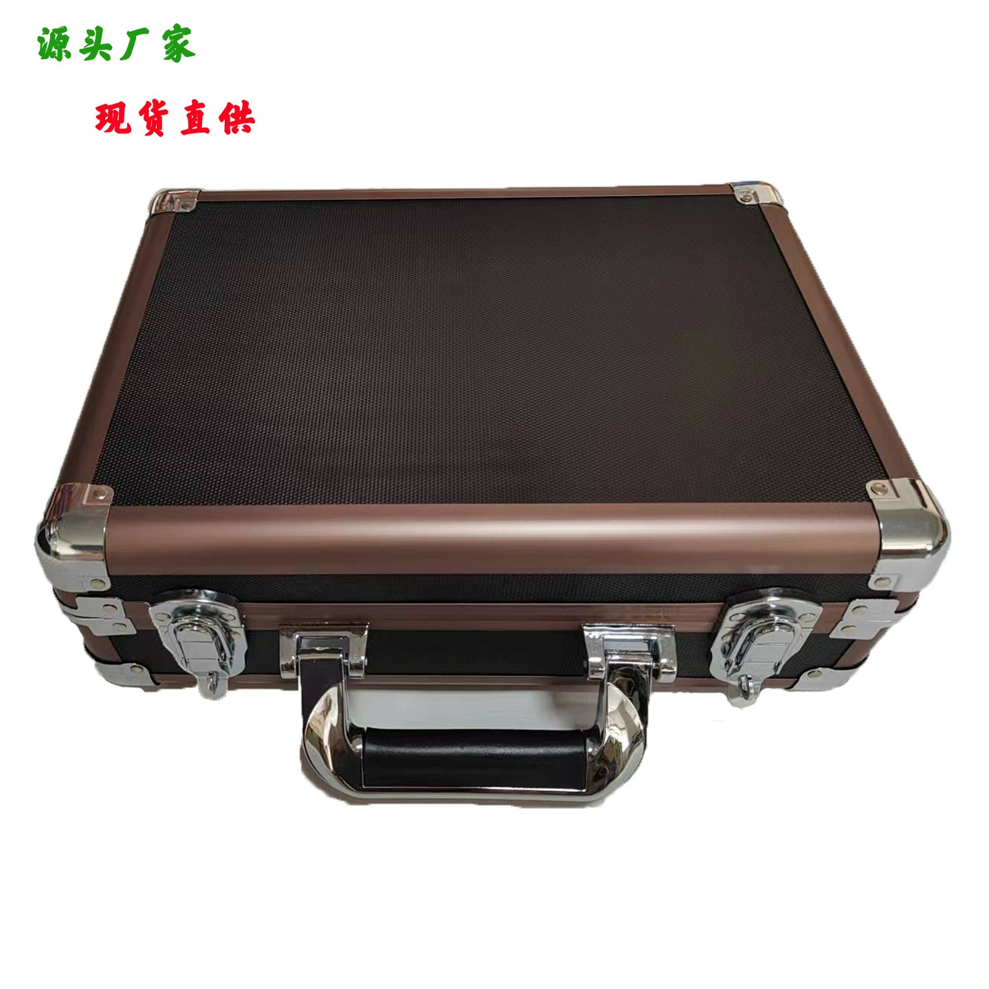 В наличии оптом: портативный ящик для хранения из алюминиевого сплава, цвет розовое золото, ящик для инструментов, ящик для хранения инструментов, алюминиевый сплав