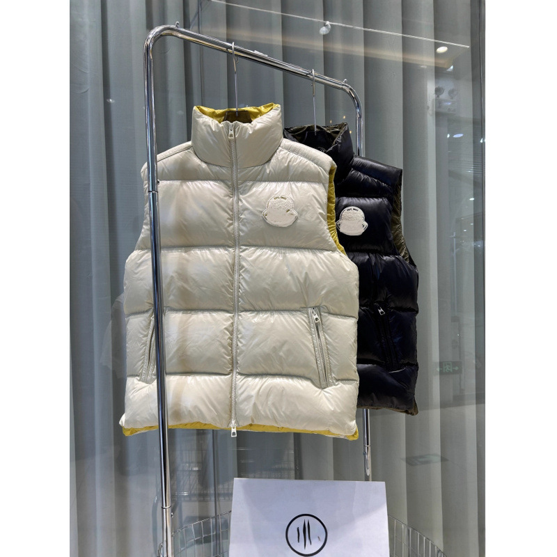 2026 New Product Moncler High-End Version Lipsi Men's down Stand-Collar Warm Vest Waterproof