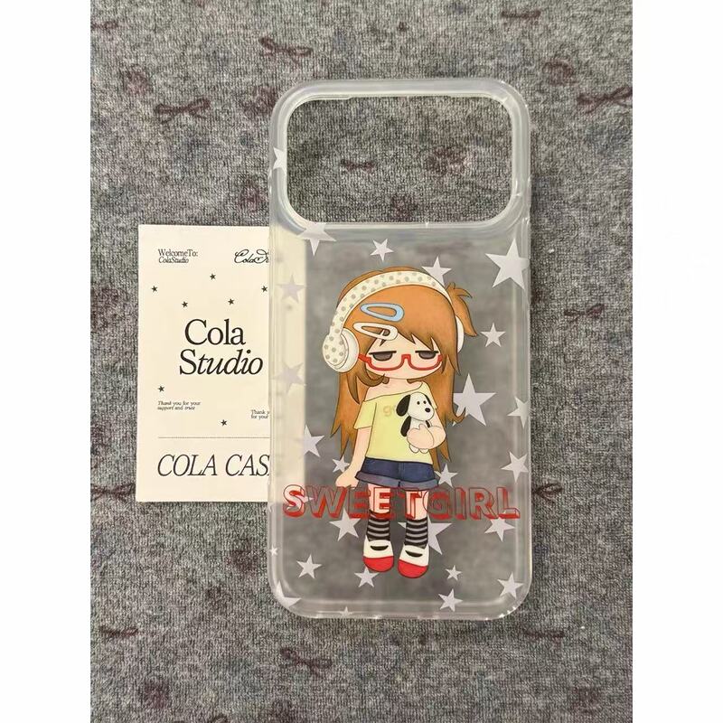 Y2K Style Star Cute Trendy Cool Girl Suitable for Iphone17Promax Apple 16 Mobile Phone Case 15Pro Cross-Border Y2K Style Star Cute Trendy Cool Girl Suitable for Iphone17Promax Apple 16 Mobile Phone Case 15Pro Cross-Border