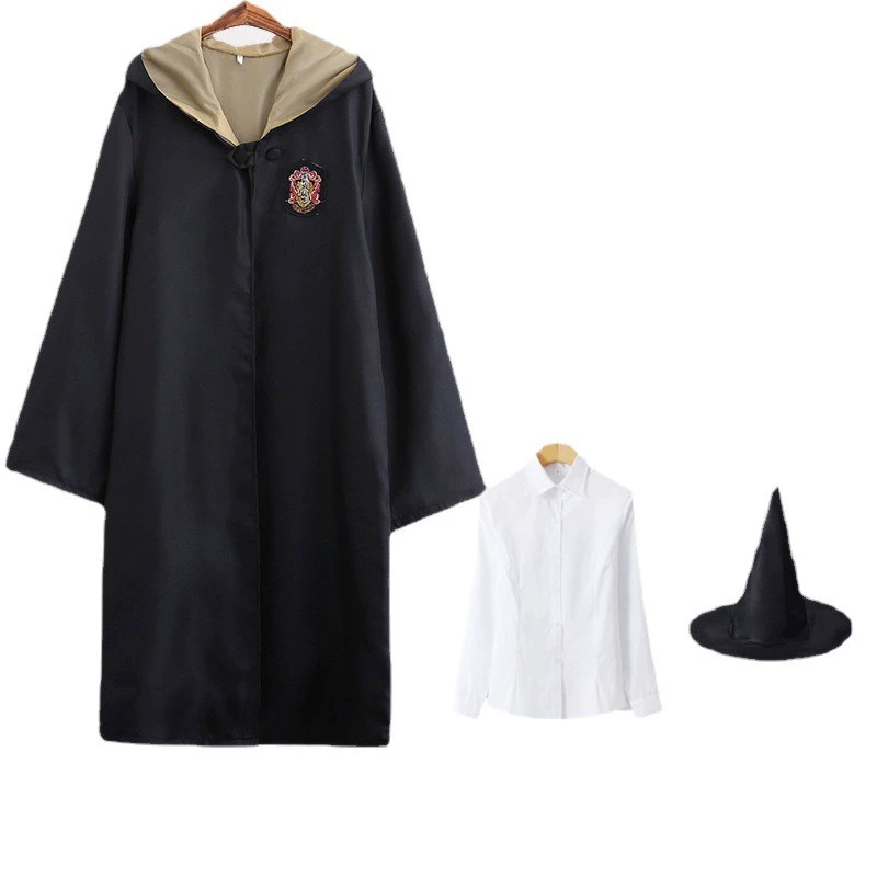 Костюм магической академии вперед cloak с шляпой и аксессуарами, для взрослых и детей, несколько цветов/размеров