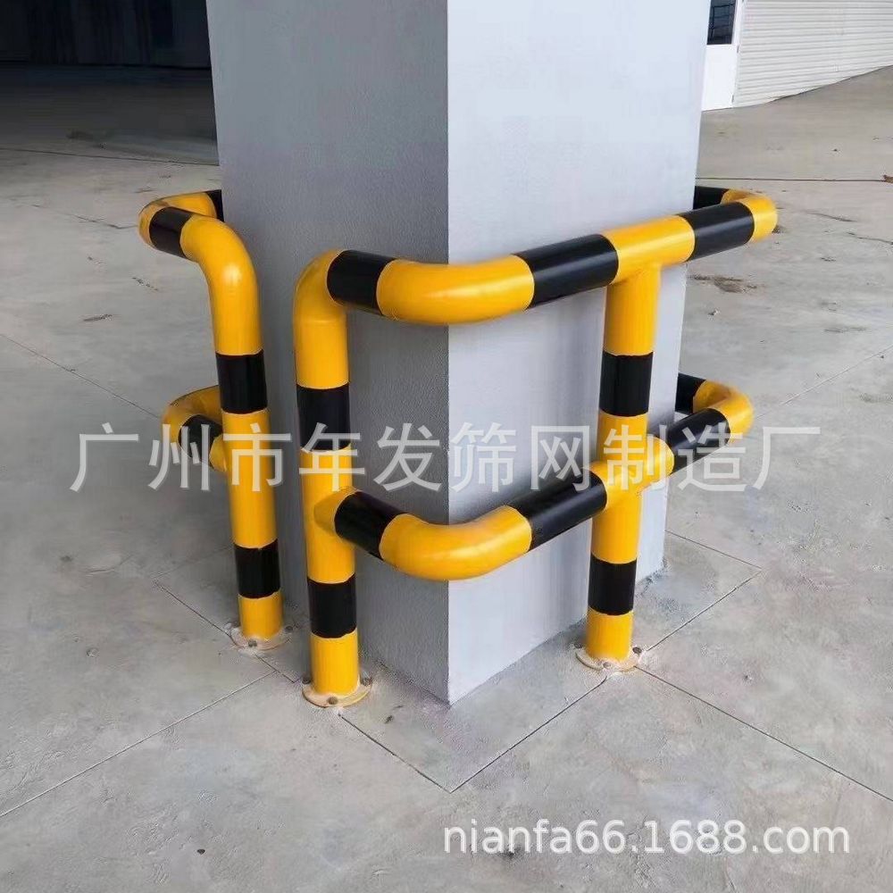 充电桩钢管挡车器车位防撞护栏车位限位器停车挡器地挡 u型防撞杆