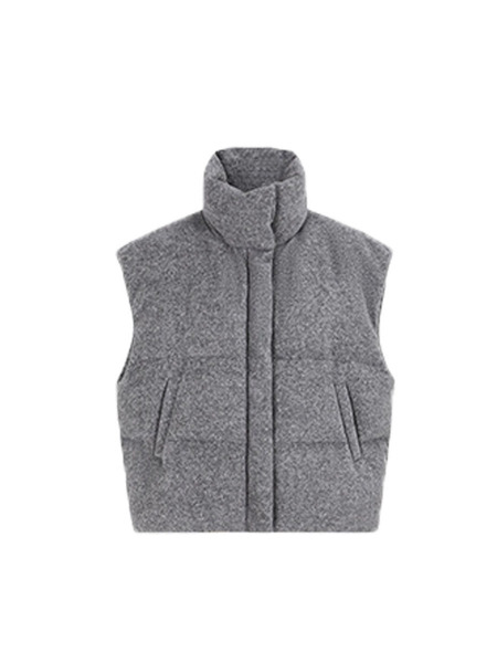 Velvet corduroy winter fashionable elite vest with down