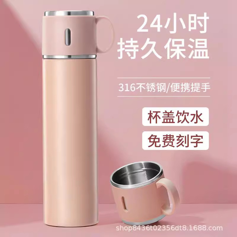 Factory direct supply light luxury 316 stainless steel thermos cup men and women students coffee cup Water Bottle Cup Cup wholesale Factory direct supply light luxury 316 stainless steel thermos cup men and women students coffee cup Water Bottle Cup Cup wholesale