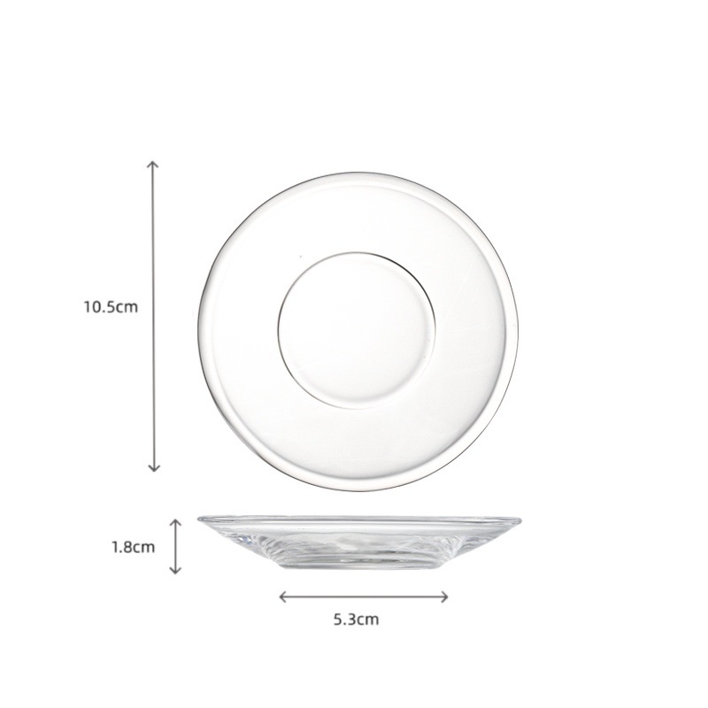 Conjunto de tazas de té de vidrio tazas de té de kung fu tazas de té de vidrio tazas pequeñas tazas de té mini transparentes tazas de té resistentes al calor