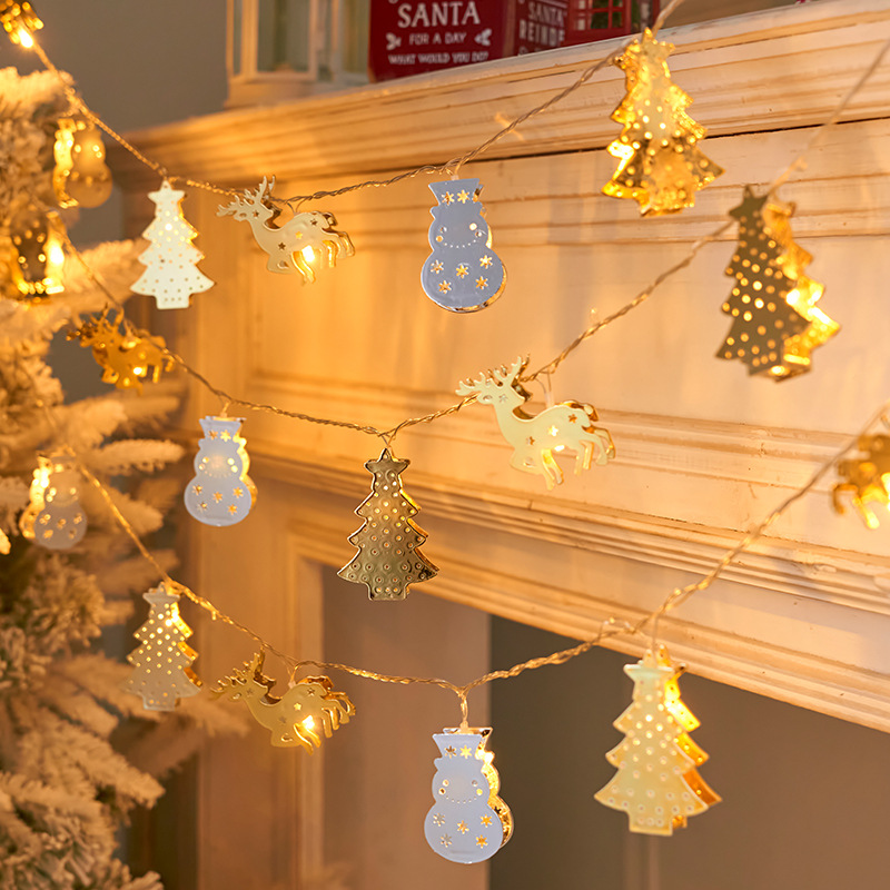 Combinación dorada y plateada en Navidad