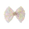 Children's hairgrip, nail sequins with bow, hair accessory, Korean style, gradient