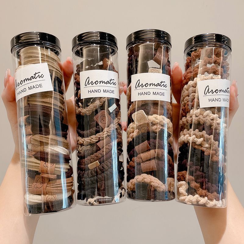 Lazo para el cabello de cola de caballo alto, goma de otoño e invierno simple, cuerda para la cabeza duradera de alta elasticidad, cuerda para el cabello para mujer, cuerda para el cabello, anillo para la cabeza de oso, accesorios para el cabello