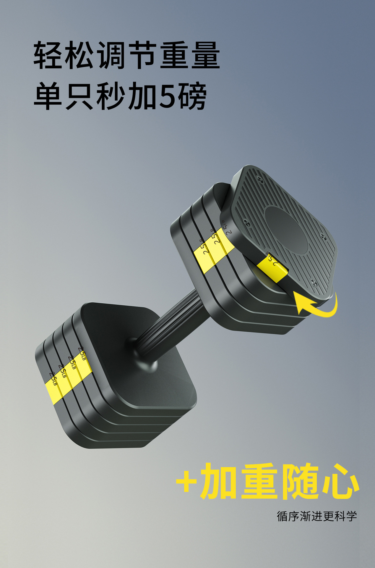 Adjustable Dumbbells Solid Cast Iron Plates Men Women Home Fitness Equipment Set