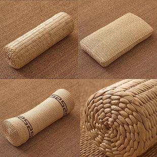 Straw Pillow, Cattail Weaving, Adult Cervical Spine Health Care Sleeping Pillow, Handmade Steaming Pillow Wholesale