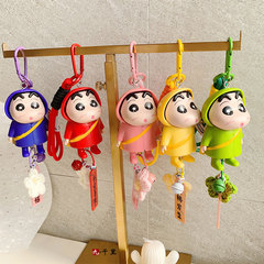 卡通拆盲盒禮品萌粒鑰匙扣掛件直播小紅書書包車載後視鏡掛飾