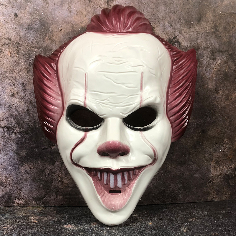 Máscara de Halloween Horror Máscara de cara completa Clown Revival Noche Mascaradas Casa embrujada Guión Matar Cos Propos