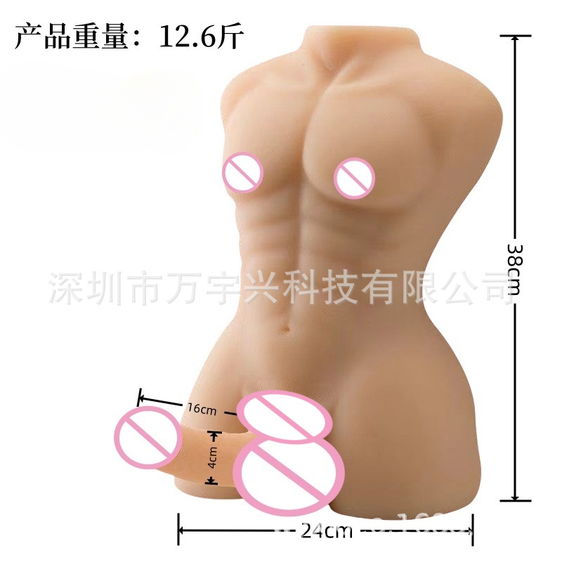 LOEO Gay Gay Gay Molde invertido Entidad de doble propósito Muñeca de silicona Simulación femenina Dispositivo de masturbación de pene