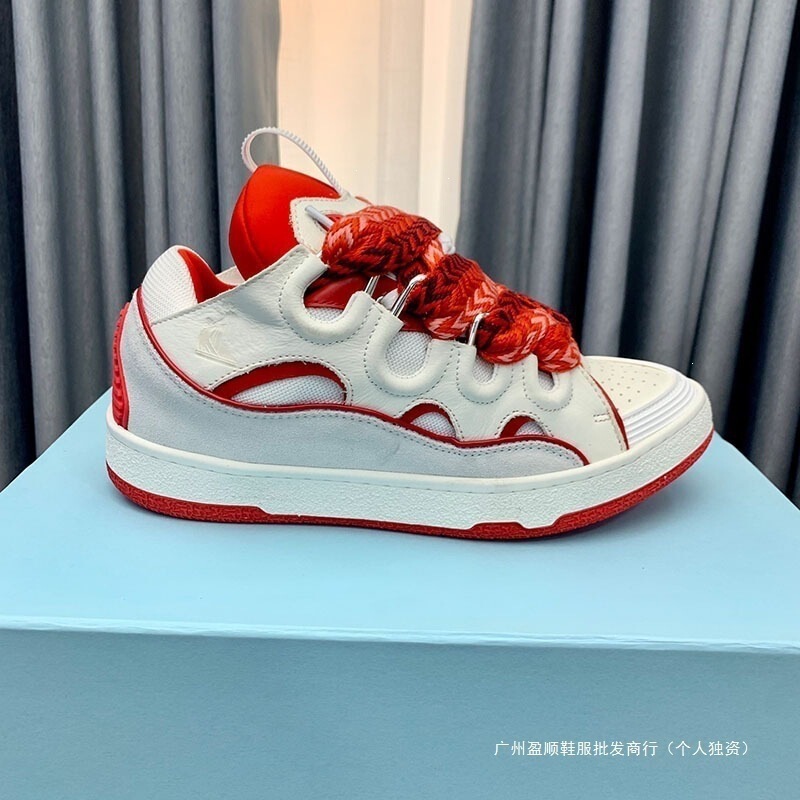 New Lanvin Curb couple's chunky sneakers, thick-soled color-blocked German training shoes, running shoes with anti-slip soles New Lanvin Curb couple's chunky sneakers, thick-soled color-blocked German training shoes, running shoes with anti-slip soles