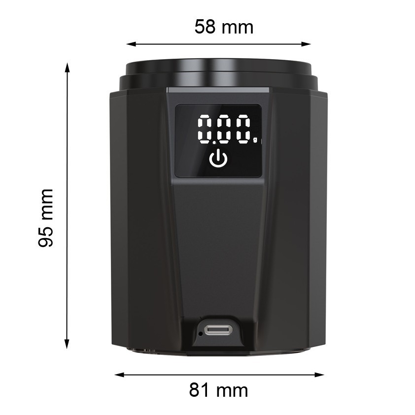 便携式500g 0.1g Usb充电咖啡秤带定时咖啡秤数字咖啡定量杯秤