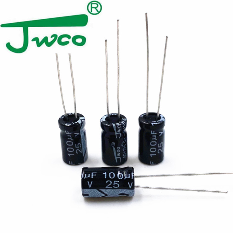 JWCO金维诚 编带电容器 25V100UF 编带定型 铝电解电容生产厂家