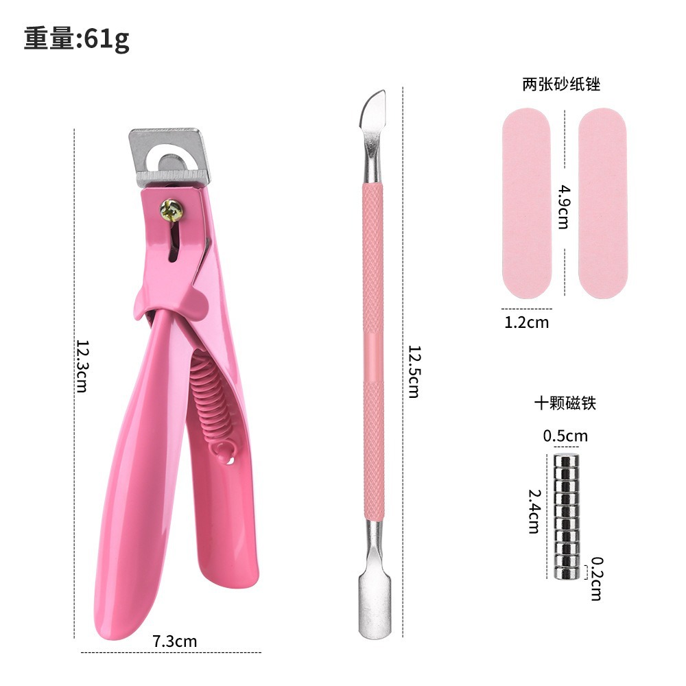 Selección estricta de manicura de acero inoxidable Corte Especial de una palabra DIY usar manicura en forma de u tienda de manicura al por mayor de la misma herramienta de poda