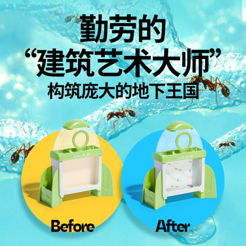 Keda Duck Ant Base Children's Science Early Education Enlightenment Toy Exploring Natural Biological Cognition Observation Box Set