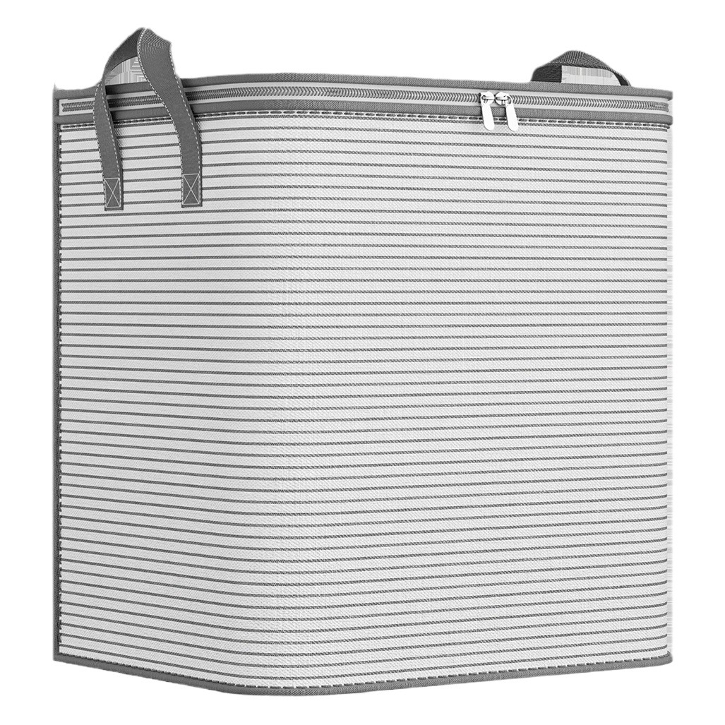 Cubo de almacenamiento portátil, canasta de gran capacidad para ropa, colchas y hogar