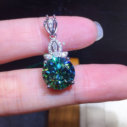Cao Shi Live Streaming New Version Eight-Heart Eight-Arrow Diamond Pendant Necklace for Valentine's Day Gift for Girlfriend