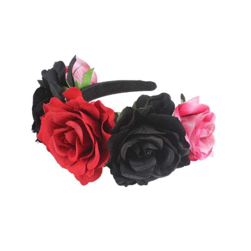 55g Weight Hair Band, Costume Props Event & Party Supplies Hair Band Hair Accessories Type 1 Piece Quantity Party Occasion Flower Pattern Women'S Gender Handmade Design Fashion Style Fashion Flower Cloth Party Hair Band Costume Props 1 Piece 5