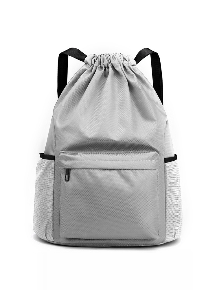 Bolsillo de paquete personalizado mochila de cuerda simple mochila de separación seca y húmeda bolsa deportiva impermeable bolsa de baloncesto de acondicionamiento físico