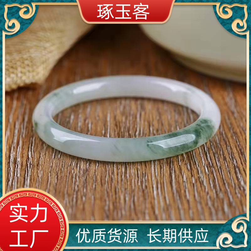 玉器金糸玉雪翠円条ブレスレット玉新疆雪域天山翠ブレスレット翡翠色玉ブレスレット卸売り|undefined