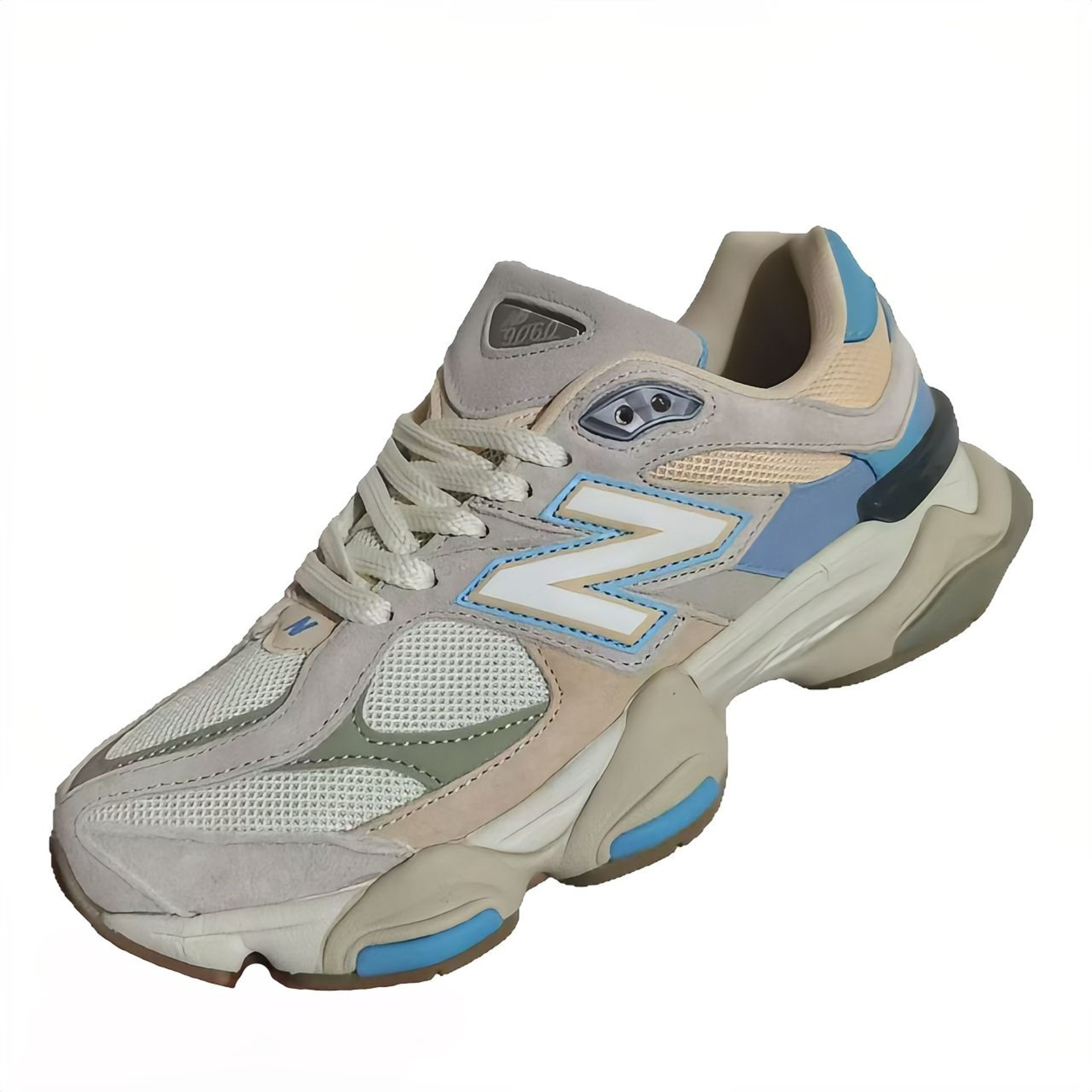 莆田純正NB9060小象蹄ユニセックスレトロカップルスポーツカジュアル高品質ランニングシューズ