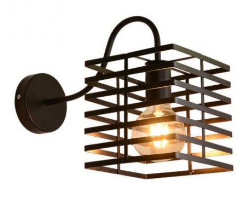 Estilo Europeo retro decorativo lámpara de pared pasillo lámpara corredor lámpara hierro estilo industrial espejo faro CAFÉ Tienda lámpara al por mayor