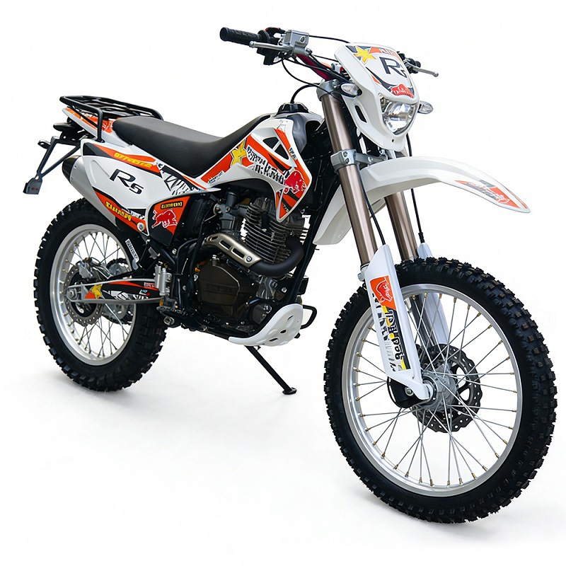 Motocicleta Todoterreno con Enfriamiento por Agua R8 300cc de Hierro y Plástico con Transmisión por Cadena