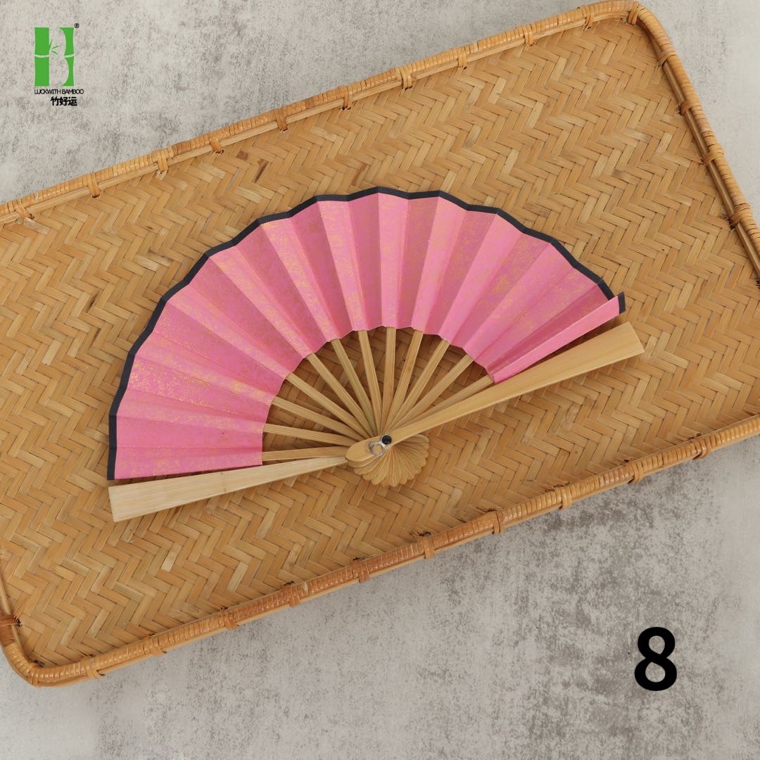 Estilo nacional de bambú Xuan papel ventilador en blanco pintura plegable ventilador para estudiantes danza ventilador muñeca ventilador han Ropa Accesorios ventilador estilo antiguo estilo