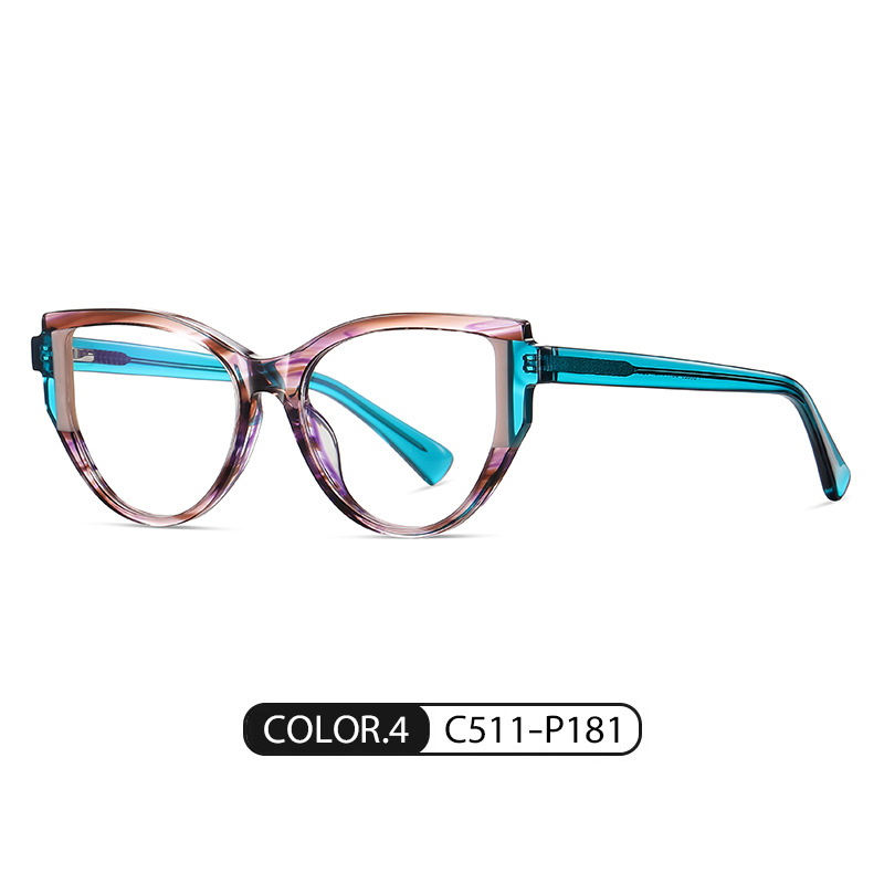 Brillante café púrpura trenzado/Verde C511-P181