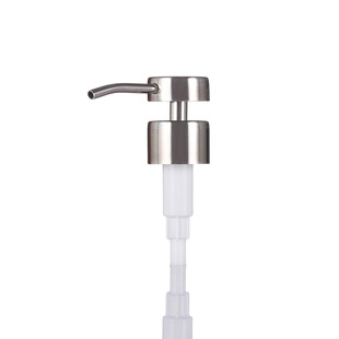 28410 Stainless Steel Bathroom Pump Head Shampoo Shower Gel Hand Sanitizer Pump Head Hotel Bathroom Hand Sanitizer Pump