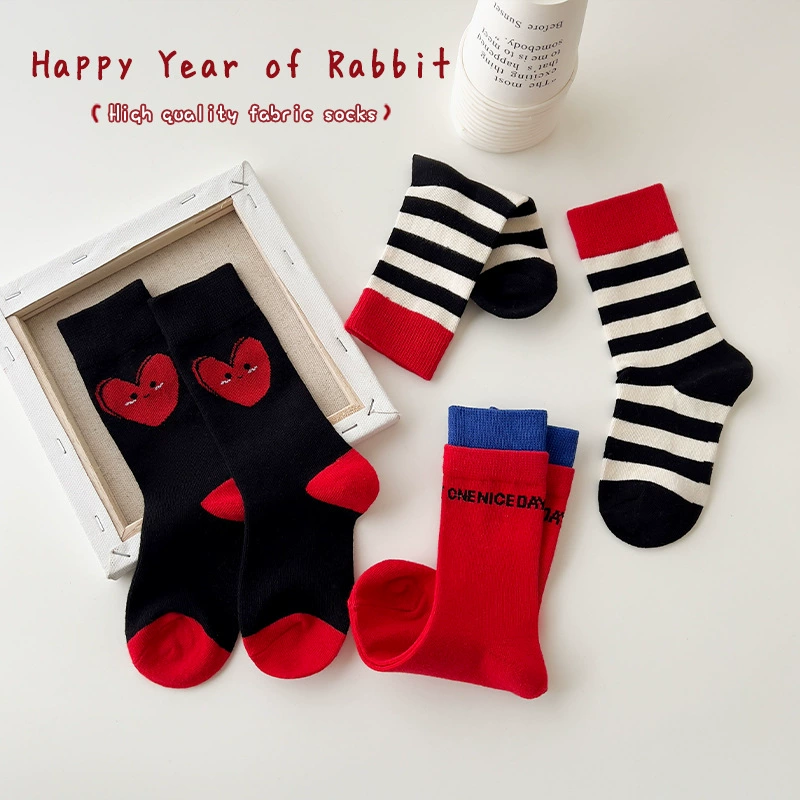 Детские комфортные демисезонные красные knee socks?