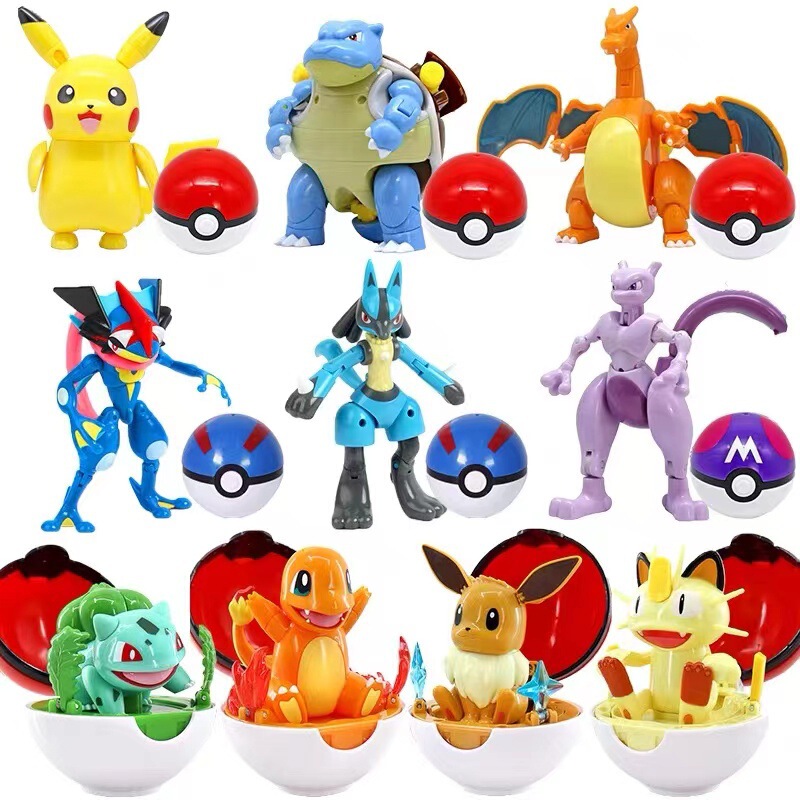 Authentic Johnson Pokémon Transforming Ball Toy Pokémon Pikachu Figure Full Set Pokémon Ball Transforming Figure Authentic Johnson Pokémon Transforming Ball Toy Pokémon Pikachu Figure Full Set Pokémon Ball Transforming Figure