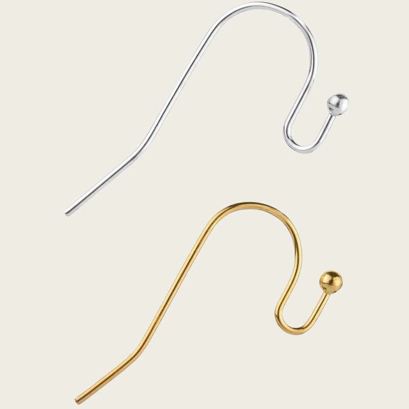 French High-End Electroplated Ball Head Ear Hooks Handmade DIY Jewelry Accessories S-Shaped Ball Head Earring Hooks Wholesale Original French High-End Electroplated Ball Head Ear Hooks Handmade DIY Jewelry Accessories S-Shaped Ball Head Earring Hooks Wholesale Original