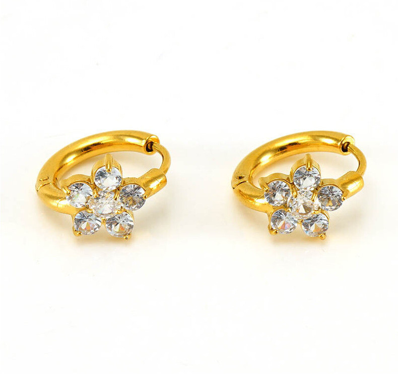 Labret piercing jewelry detail image