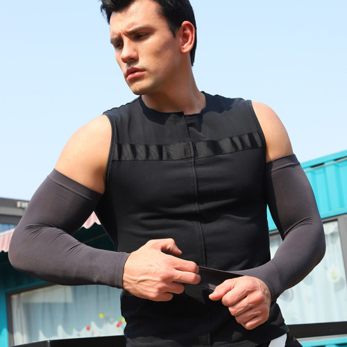 Sunscreen Ice Silk Summer Sleeve Socks for Men, Plus Size Loose Fit Arm Guards, Protective Arm Gloves, Summer Arm Sleeves, Socks, Arms, Ice