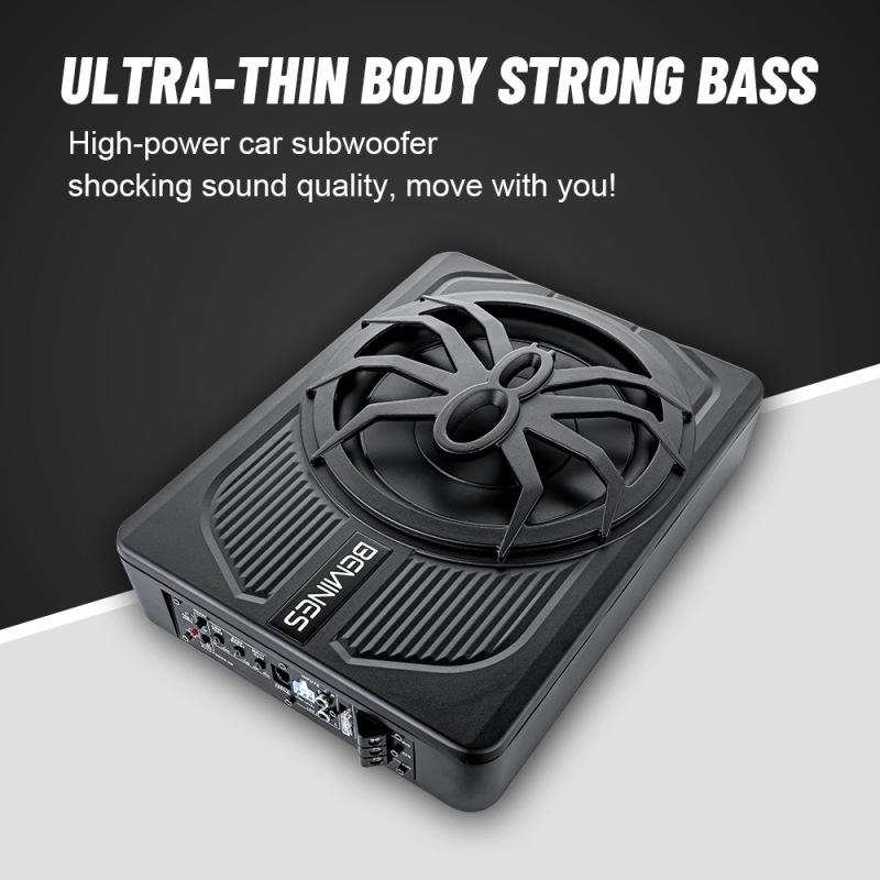 工場直販 10inch アクティブカーサブウーファースパイダーアルミ合金シートキャノンオーディオ 12V 低音オーディオ|undefined
