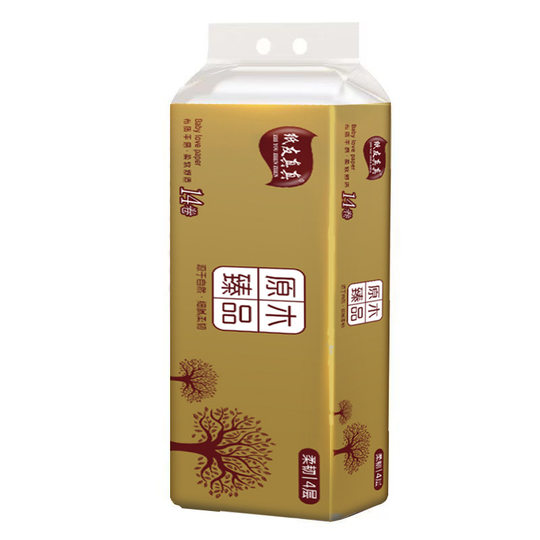 1 lift 14 rolls of log toilet paper tissue household affordable fragrance-free roll paper toilet paper roll paper toilet paper small roll paper
