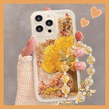 摇钱树适用苹果17 promax流沙手机壳iphone16/15plus发财14保护套