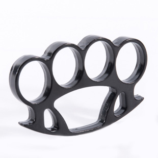 Hand Support Finger Tiger Four-Finger Boxing Gloves Ring Ring Boxing Buckle Car Window-Breaking Survival Equipment Alloy Boxing Gloves Iron Buckle